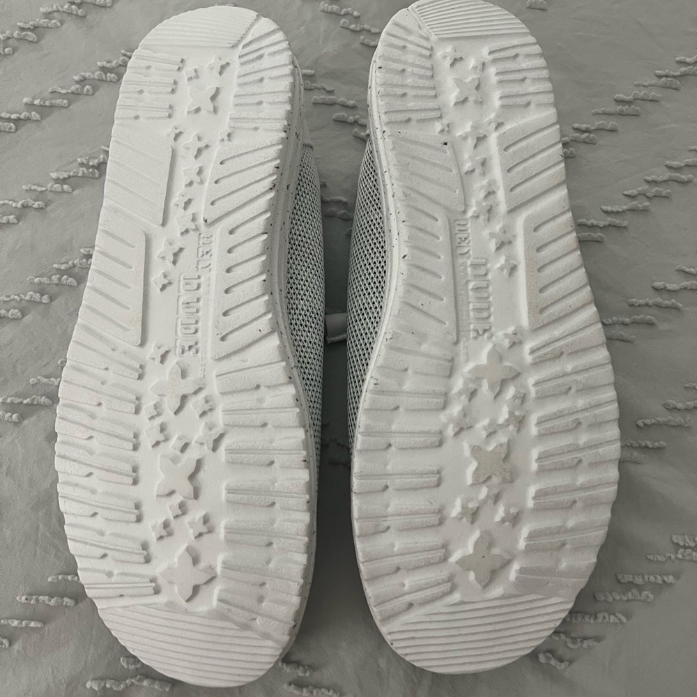 Women’s Size 8 Hey Dude - Wendy Sox - Stone White - Picture 2 of 5